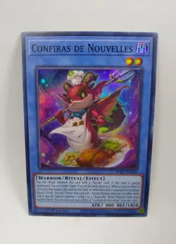 YU-GI-OH! Confiras De Nouvelles WISU-EN030. 1st Ed. Super Rare Card. TCG CCG - Image 1