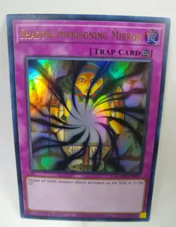 YU-GI-OH! Shadow-Imprisoning Mirror MAMA-EN097. 1st Edition Ultra Rare Card. TCG - Image 1