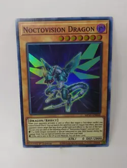 YU-GI-OH! Noctovision Dragon. MP21-EN048. 1st Edition Super Rare Card. TCG CCG - Image 1