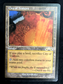 City Of Traitors Exodus EX/Good - MTG English - Image 1