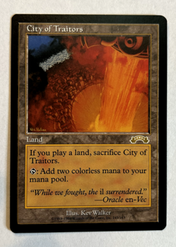 City Of Traitors Exodus EX/Good - MTG English - Image 2