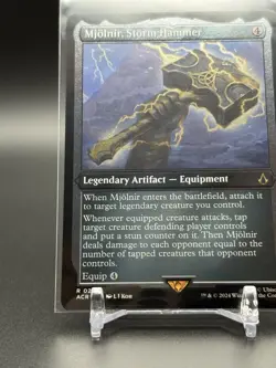 Mjolnir, Storm Hammer Etched Foil x1 Assassin's Creed MTG NM - Image 4