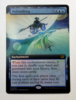 MTG Edge of Eternities - Weftwalking FOIL (Extended Art) - Image 1