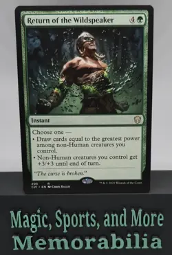 MTG Return of the Wildspeaker Commander 2021 Regular Rare Magic The Gathering LP - Image 1