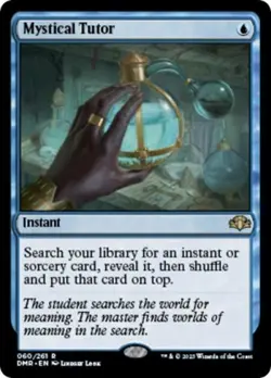 MTG English Mystical Tutor NM Normal Dominaria Remastered - Image 1