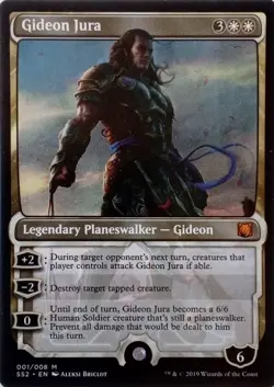 001/008 GIDEON JURA MYTHIC SIGNATURE SPELLBOOK: GIDEON MAGIC MTG - Image 1