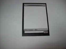 MTG Final Fantasy Commander Party Blank Hero Token Promo NM Free Shipping - Image 1