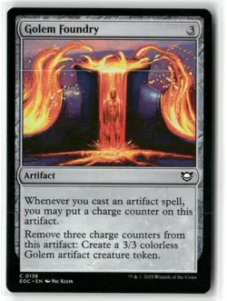 Golem Foundry Commander: Edge of Eternities MAGIC MTG NM - Image 1