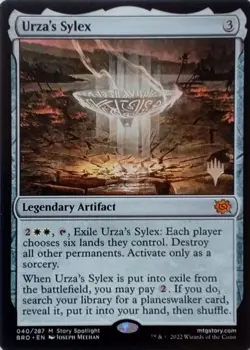 040/287 URZA'S SYLEX MYTHIC THE BROTHERS' WAR MAGIC MTG - Image 1