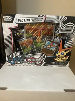 LOT OF 6 Pokemon Black Bolt White Flare Victini Illustration Collection IN HAND - Image 2