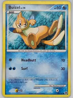 Buizel 61/106 Pokemon - Diamond and Pearl Great Encounters MP - Image 1