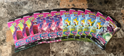 Pokemon TCG: Sword and Shield Fusion Strike Sleeved Booster Pack Sealed 12 LOT!! - Image 1