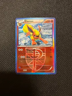 Pokemon 2013 Black & White Plasma Freeze Flareon 12/116 - Reverse Holo CLEAN - Image 1