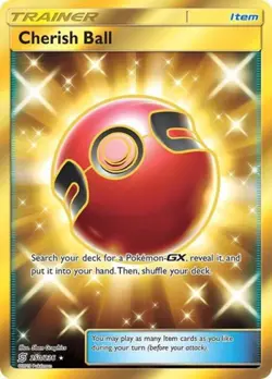 Pokemon Cherish Ball (Secret) NM 1st Edition Normal SM - Unified Minds - Image 1