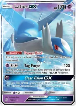 Pokemon Latios GX NM 1st Edition Normal SM - Unified Minds - Image 1