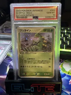 Sceptile 003/055 EX Ruby & Sapphire Pokemon Card Unlimited Holo P S A 10 low Pop - Image 1
