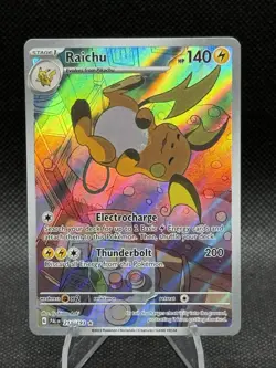Pokemon Raichu Sv02: Paldea Evolved 211/193 Full Art Illustration Rare - Image 1
