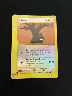 Sentret 107/147 PL Reverse Holo Rare Pokemon Vintage E Series Aquapolis - Image 1