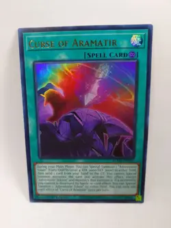 YU-GI-OH! Curse of Aramatir. BLMR-EN09. 1st Ed. Ultra Rare Spell. TCG CCG Yugioh - Image 1