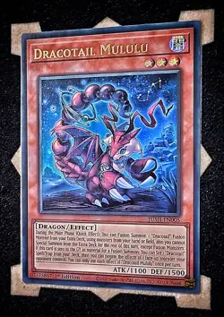 Dracotail Mululu JUSH-EN005 Ultra Rare 1st Edition Yugioh - Image 1