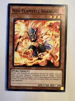 Neo Flamvell Shaman - HAC1-EN071 Yugioh Hidden Arsenal - 1st Edition - Near Mint - Image 1