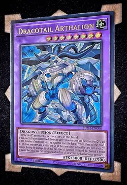 Dracotail Arthalion JUSH-EN006 Ultra Rare 1st Edition Yugioh - Image 1