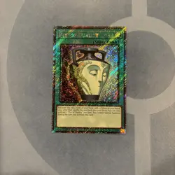 Yugioh! Pot of Duality RA02-EN057 1st Edition Platinum Secret Rare Near Mint! - Image 1