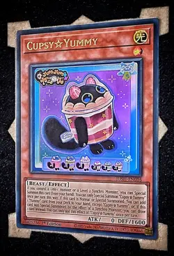 Cupsy☆Yummy JUSH-EN016 Ultra Rare 1st Edition Yugioh - Image 1