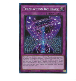 Yugioh Yu-Gi-Oh! Transaction Rollback MZMI-EN038 Collector's Rare NM - Image 1