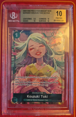 KOUZUKI TOKI OP02-031 PARALLEL, BGS 10 PRISTINE, 2023 ONE PIECE CARD GAME - Image 1