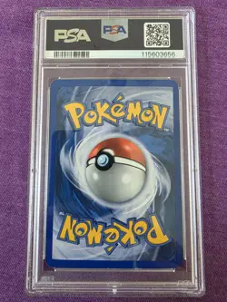 2005 POKEMON EX UNSEEN FORCES FERALIGATR EX 103/115 HOLO RARE PSA 7 - Image 2