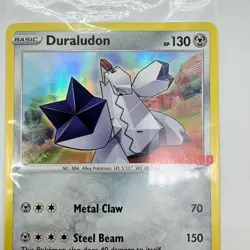 Pokemon Duraludon GameStop Stamped Holo PROMO SWSH028 Card 2020 Sealed - Image 2