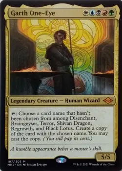 197/303 GARTH ONE-EYE MYTHIC MODERN HORIZONS 2 MTG CARD - Image 1