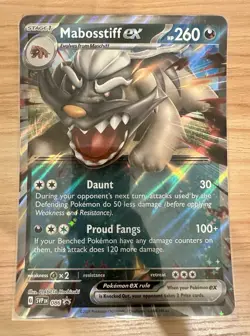 Mabosstiff ex - Jumbo Card 086 Jumbo Cards Holo - Image 1