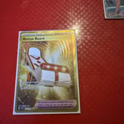 Pokemon Twilight Masquerade Rescue Board Gold Card 225/167 Mint! - Image 1