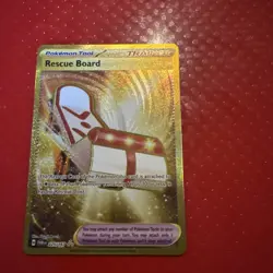 Pokemon Twilight Masquerade Rescue Board Gold Card 225/167 Mint! - Image 2