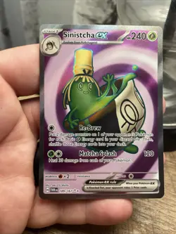 Sinistcha EX 189/167 Twilight Masquerade Ultra Rare Card Near Mint! FREE SHIPPIN - Image 1