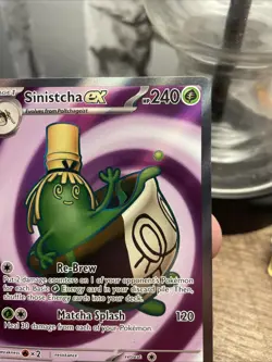 Sinistcha EX 189/167 Twilight Masquerade Ultra Rare Card Near Mint! FREE SHIPPIN - Image 3