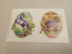 Bella Sara Spring Carnival Silvanus & Shahazar 10/10 Horse Sticker Card 2011 - Image 1