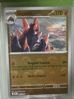 Pokemon TCG White Flare Gigalith 048/086 Pokeball Reverse Holo Card - English - Image 1