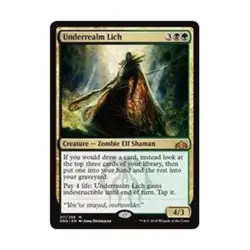 WOTC MtG Guilds of Ravnica Underrealm Lich (MR) EX - Image 1