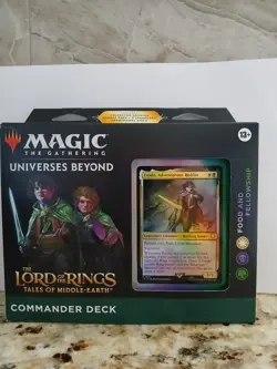 Magic the Gathering Lord of the Rings Food and Fellowship Commander Deck NEW MTG - Image 1