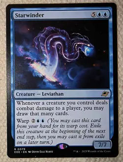 MTG, MAGIC: EDGE OF ETERNITIES. * STARWINDER* #0079, RARE, REGULAR FINISH - Image 1
