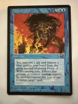 Force of Will Alliances Regular - PACK FRESH ABSOLUTE MINT - See Pictures MTG - Image 1