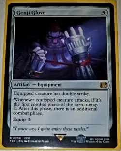 Genji Glove Final Fantasy Regular NM MTG Magic The Gathering NM - Image 1
