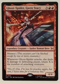 Ghost-Spider, Gwen Stacy - Marvel's Spiderman: Legal-Eternal MTG SDCC 2025 - Image 1