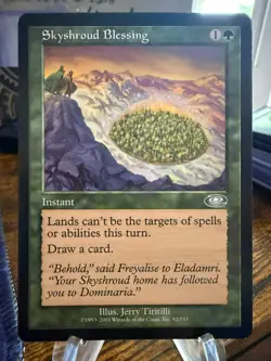 MTG Magic the Gathering Planeshift Skyshroud Blessing - Image 1
