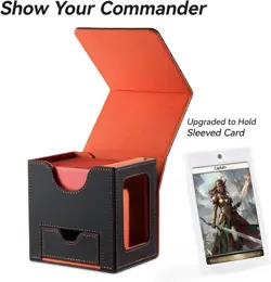High-Quality Faux Leather MTG Deck Box for 100 Cards - Minamalist & Practical - Image 5