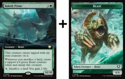 1x - Baloth Prime + 1x Token - (extended art) - CMR: Edge of Eternities - NM MTG - Image 1