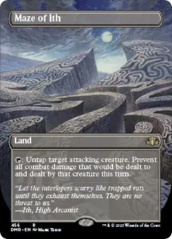 MTG English Maze of Ith (Borderless) NM Normal Dominaria Remastered - Image 1
